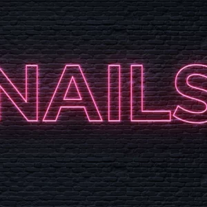 neón uñas